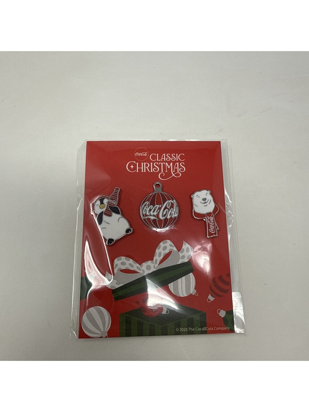 Exclusive  2025 Coca Cola Classic Christmas Enamel Pin Collection Set